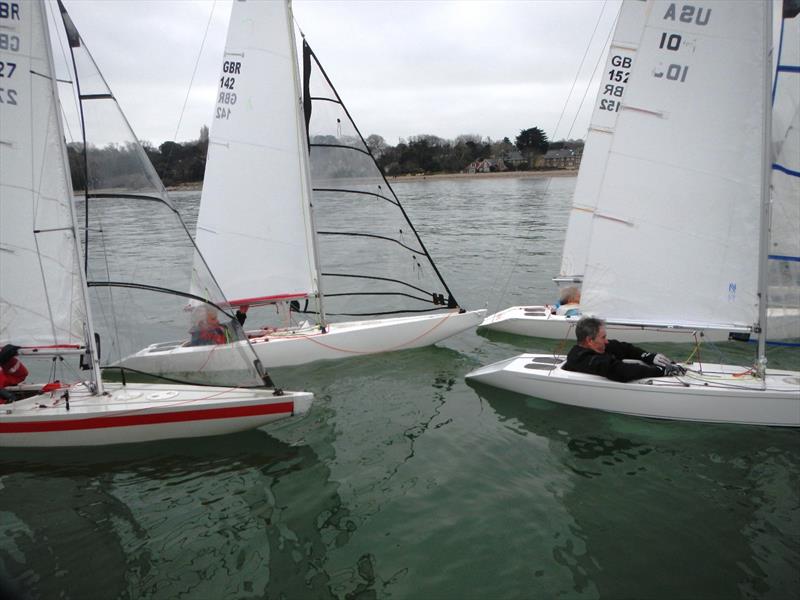 Bembridge Illusion Christmas Cracker 2024 photo copyright Mike Samuelson taken at Bembridge Sailing Club and featuring the Illusion class