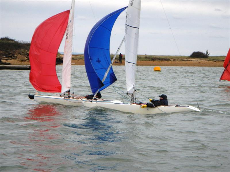 Bembridge Illusion Flying Dutchman  photo copyright Mike Samuelson taken at Bembridge Sailing Club and featuring the Illusion class