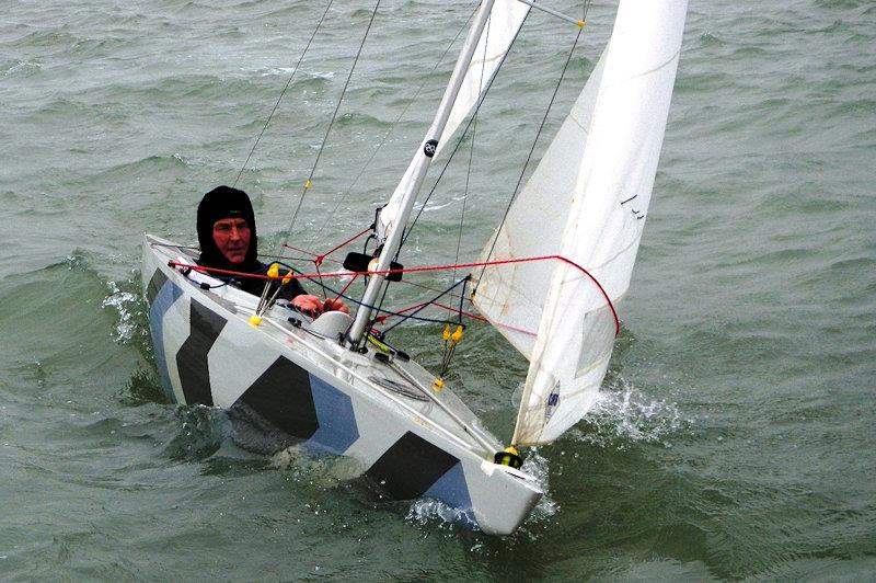 Bembridge Illusion Valentine Trophy - 16 Feb 2025 photo copyright Mike Samuelson taken at Bembridge Sailing Club and featuring the Illusion class