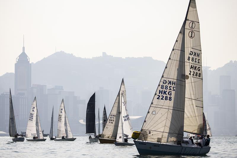 HKRNVR Memorial Vase 2025 photo copyright RHKYC / Isaac Lawrence taken at Royal Hong Kong Yacht Club and featuring the Impala 28 class