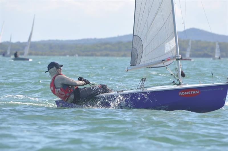 Charles Thompson - Grand Masters Australian champion - 39th Impulse Australian Championship photo copyright Lou Hollis, Dave Taylor, Neale Maynard taken at Darling Point Sailing Squadron and featuring the Impulse class