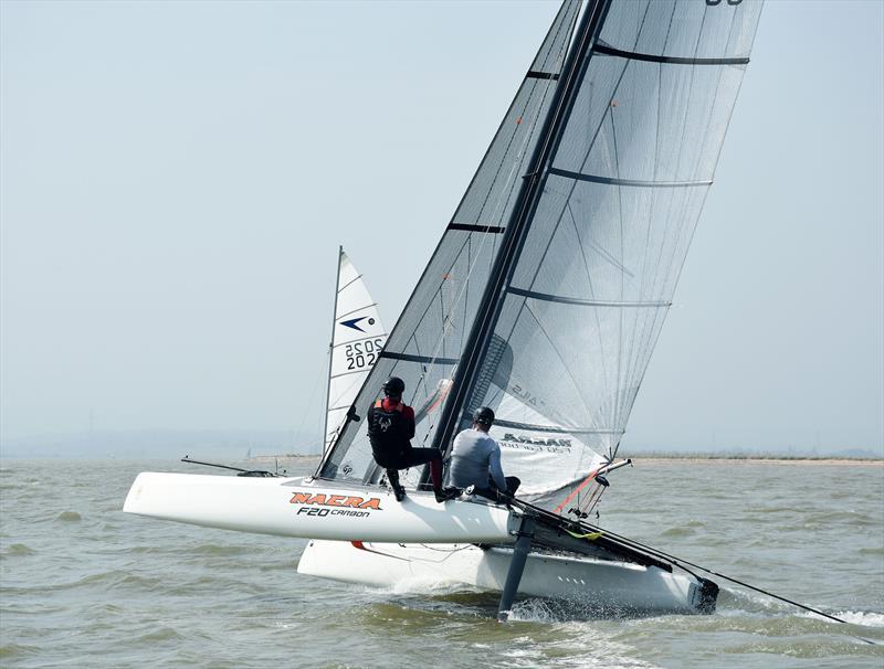 Isle of Sheppey race 2024 photo copyright Nick Champion / www.championmarinephotography.co.uk taken at Isle of Sheppey Sailing Club and featuring the Formula 20 class