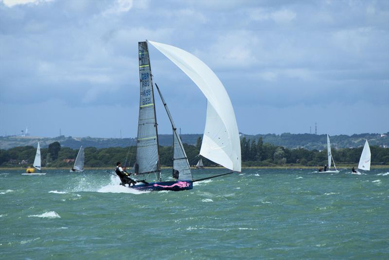 International 14 Gallon Trophy photo copyright Ben Willis taken at Itchenor Sailing Club and featuring the International 14 class