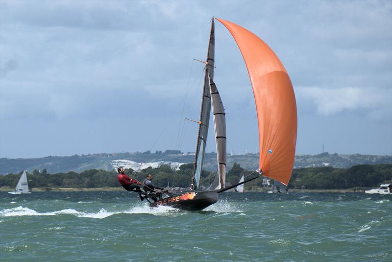 International 14 Gallon Trophy photo copyright Ben Willis taken at Itchenor Sailing Club and featuring the International 14 class