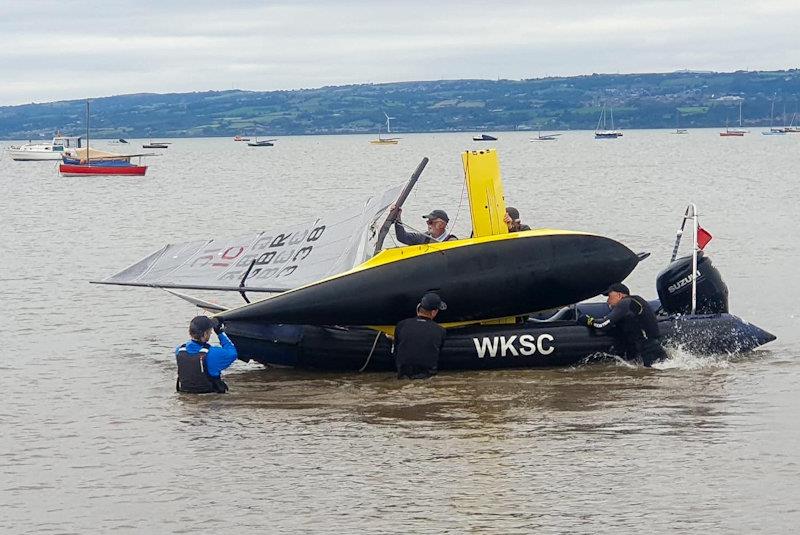 Sunny side up - International Canoe 'Not the Nationals' at West Kirby photo copyright Dan Skinner taken at West Kirby Sailing Club and featuring the International Canoe class