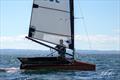 George testing the latest offering from Saturn Sails during the International Moth Lowriders Scottish Nationals at Largo Bay © Max Campbell