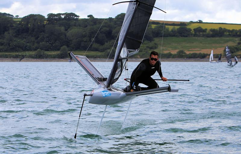 Jack Wetherell on Day 1 of the Wetsuit Outlet International Moth UK Nationals - photo © Mark Jardine / IMCAUK