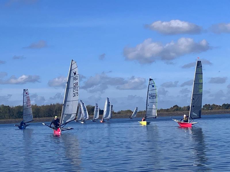 Waiting for pressure during the International Moth Lowriders `Burton Rinse Cycle` Inlands photo copyright Paul Kelly taken at Burton Sailing Club and featuring the International Moth class