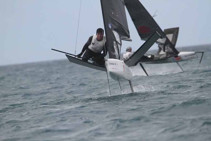  Day 4 - 2024 PredictWind Moth Worlds - Manly Sailing Club. January 8, 2025 photo copyright Richard Gladwell - Sail-World.com/nz taken at Manly Sailing Club and featuring the International Moth class