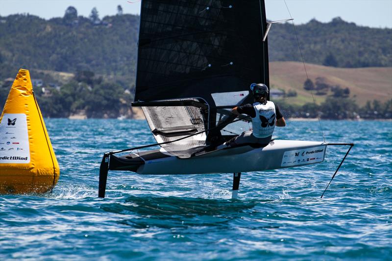 Day 5 - 2024 PredictWind Moth Worlds - Manly Sailing Club. January 9, 2025 photo copyright Richard Gladwell - Sail-World.com/nz taken at Manly Sailing Club and featuring the International Moth class