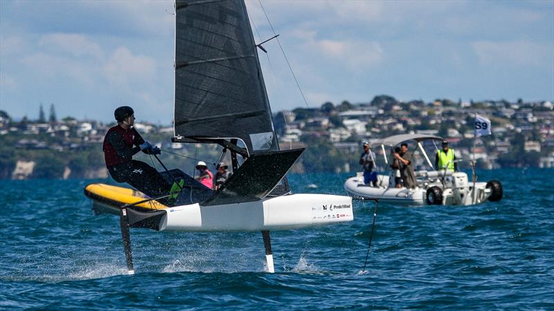 Jacob Pye (NZL) - Day 5 - 2024 PredictWind Moth Worlds - Manly Sailing Club. January 9, 2025 - photo © Richard Gladwell - Sail-World.com/nz