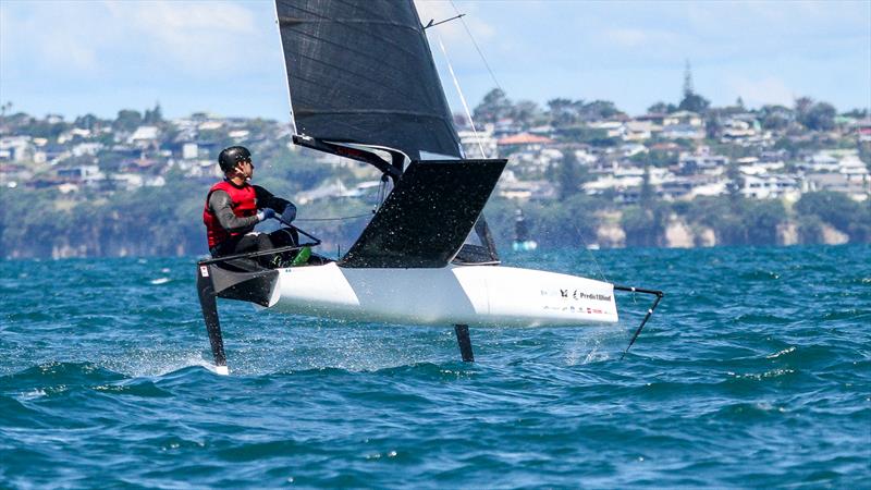 Jacob Pye - Day 5 - 2024 PredictWind Moth Worlds - Manly Sailing Club. January 9, 2025 - photo © Richard Gladwell - Sail-World.com/nz