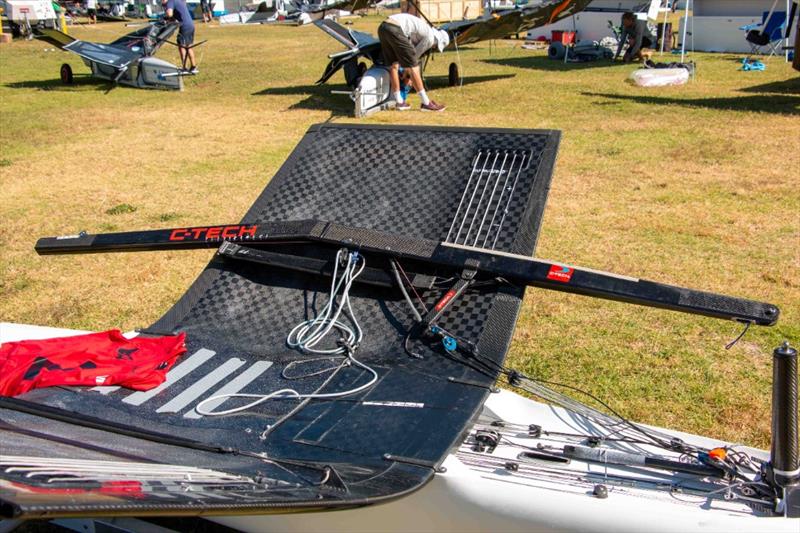 New tapered, lighter boom with better aero - Day 5 - 2024 PredictWind Moth Worlds - Manly Sailing Club. January 9, 2025 - photo © C-Tech