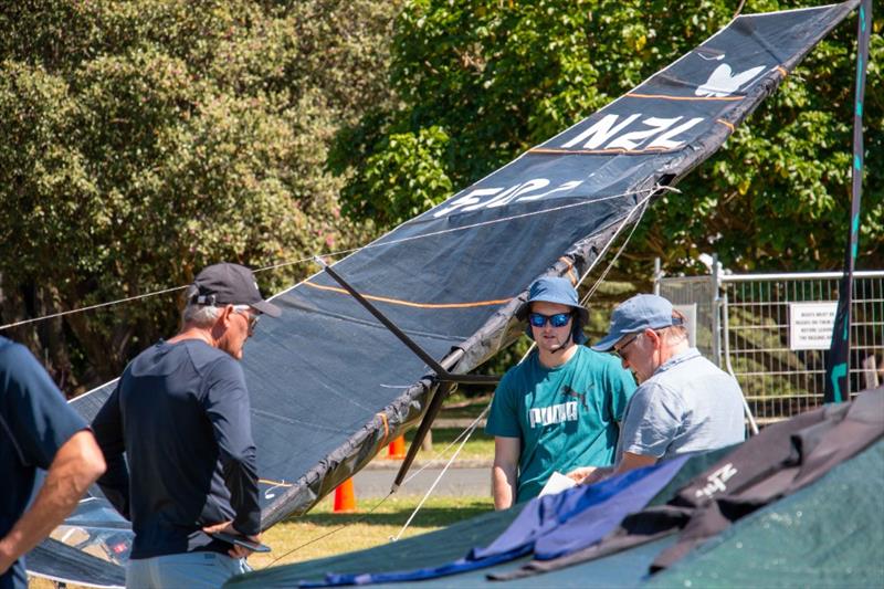 Rig set up - Mattias Coutts - (NZL) - Day 5 - 2024 PredictWind Moth Worlds - Manly Sailing Club. January 9, 2025 photo copyright C-Tech taken at Manly Sailing Club and featuring the International Moth class