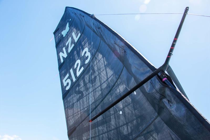 Adjustable stay front spreader - Sam Street (NZL) - 2024 PredictWind Moth Worlds - Manly Sailing Club. January 9, 2025 - photo © C-Tech