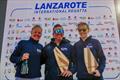 British Sailing Team celebrate in Lanzarote © Sailing Energy / iQFOiL Class