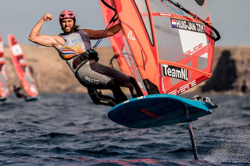 Huig Jan Tak (NED) leads the overall men's classification - Lanzarote International Regatta 2022 - photo © Sailing Energy