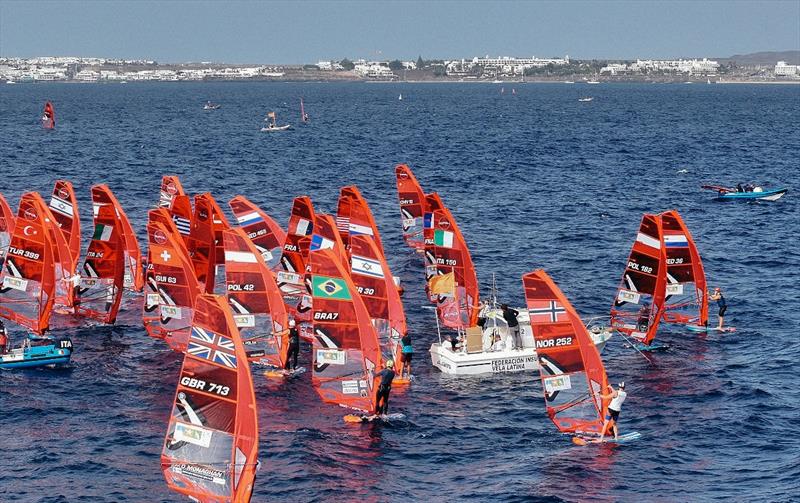 Lanzarote iQFOiL Games Final Series day 1 - photo © Sailing Energy / Marina Rubicón