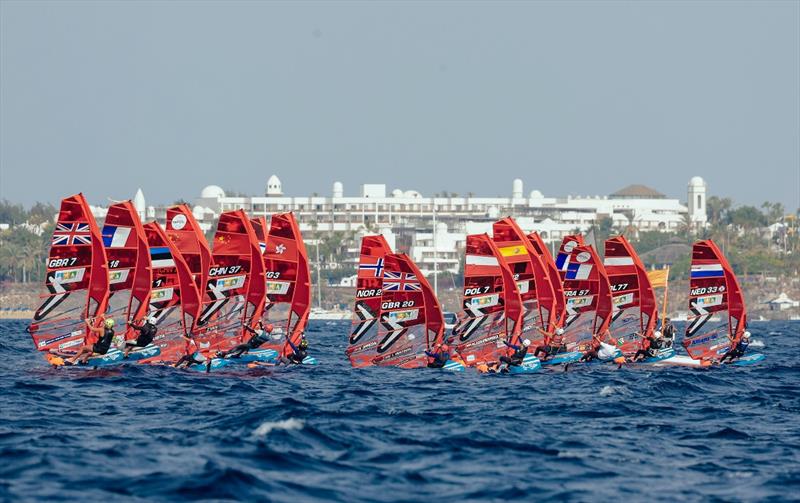 Lanzarote iQFOiL Games Final Series day 1 - photo © Sailing Energy / Marina Rubicón