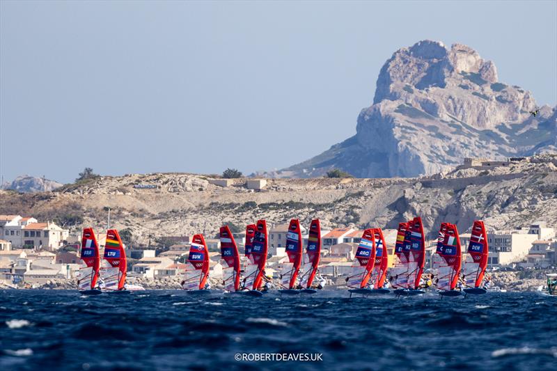 Mens Windsurder - iQFoil - Marseille - Paris2024 Olympic Regatta - July 31, 2024 - photo © Robert Deaves