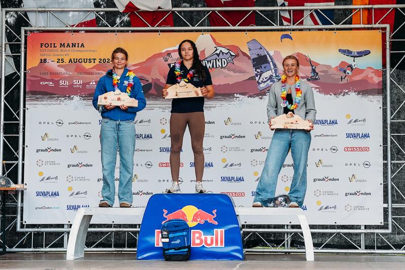 Winners Women - U23 iQFOiL Worlds at Vanora ENGADINWIND 2024 - photo © Vanora ENGADINWIND 2024