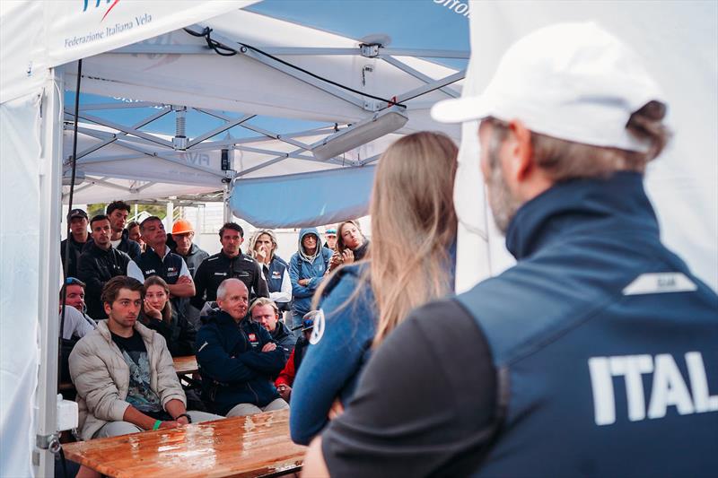 iQFOiL Open European Championship 2024 in Cagliari - Day 3 - photo © Sailing Energy / iQFOiL Class