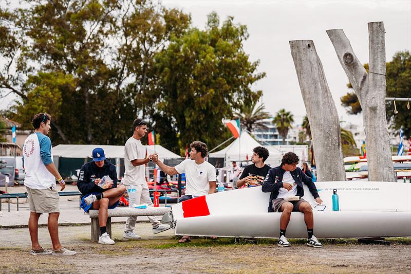 iQFOiL Open European Championship 2024 in Cagliari - Day 3 - photo © Sailing Energy / iQFOiL Class