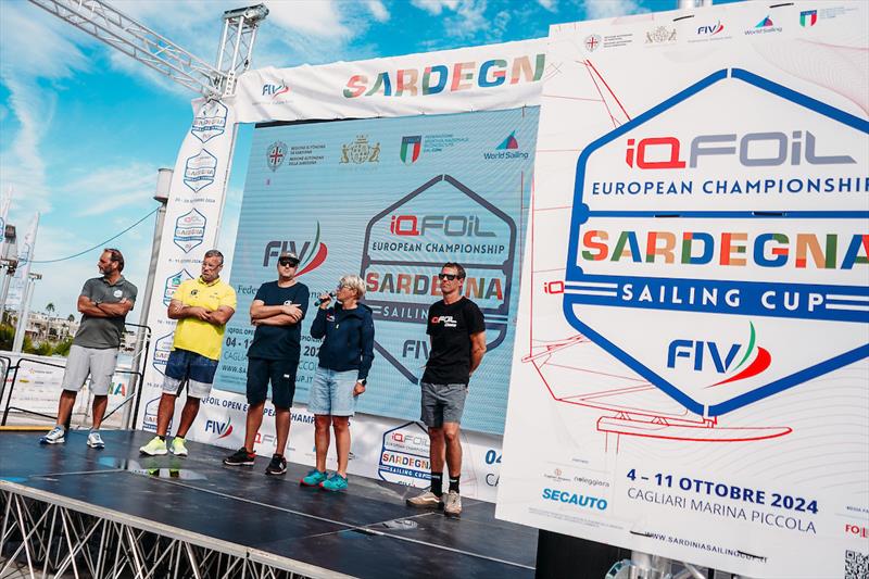 iQFOiL Open European Championship 2024 in Cagliari - Day 4 - photo © Sailing Energy / iQFoil Class