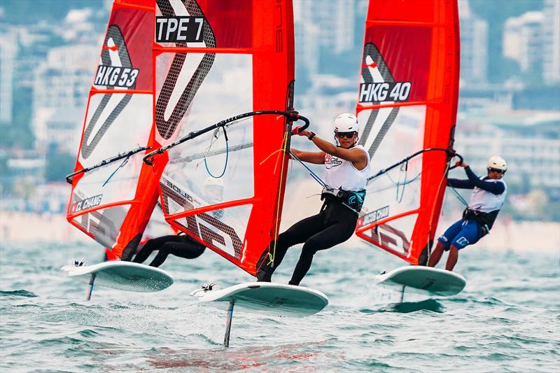 iQFOiL Asian Championships and iQFOiL International Games - Day 2 photo copyright Sailing Energy / iQFOiL Class taken at  and featuring the iQFoil class