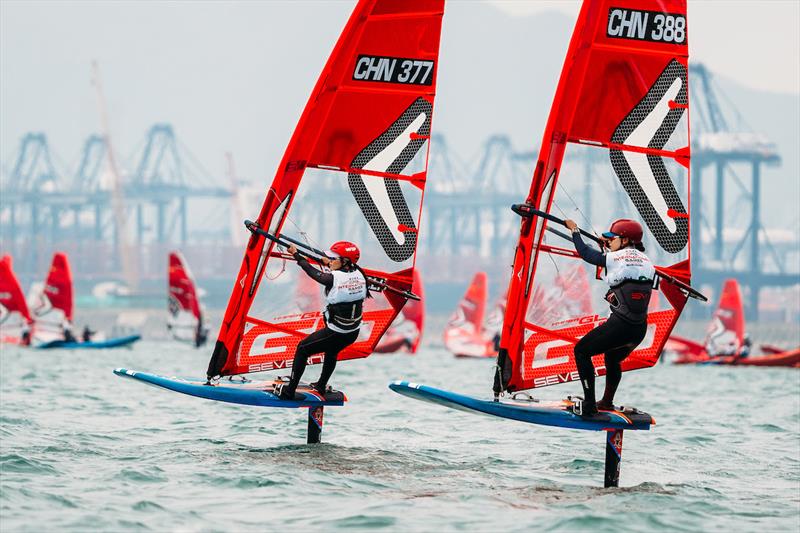 iQFOiL Asian Championships and iQFOiL International Games - Day 3 photo copyright Sailing Energy / iQFOiL Class taken at  and featuring the iQFoil class