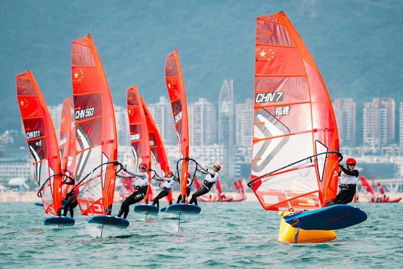 iQFOiL Asian Championships and iQFOiL International Games - Day 3 photo copyright Sailing Energy / iQFOiL Class taken at  and featuring the iQFoil class