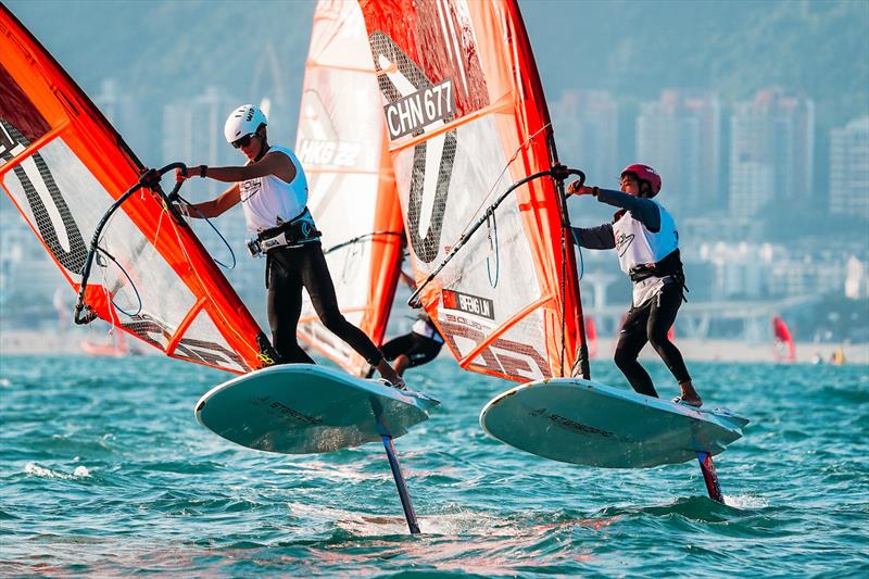 iQFOiL Asian Championships and iQFOiL International Games - Day 3 photo copyright Sailing Energy / iQFOiL Class taken at  and featuring the iQFoil class