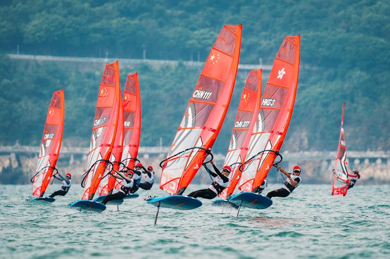 iQFOiL Asian Championships and iQFOiL International Games - Day 5 photo copyright Sailing Energy / iQFOiL Class taken at  and featuring the iQFoil class