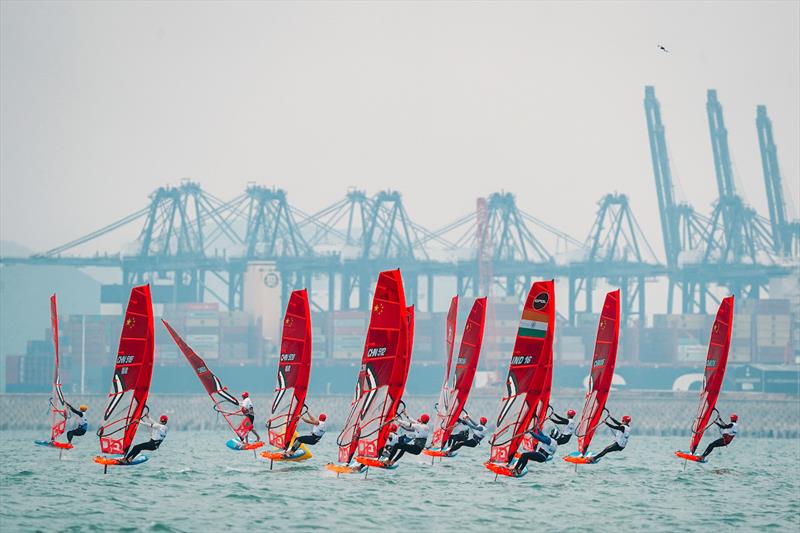 iQFOiL Asian Championships and iQFOiL International Games - Day 5 photo copyright Sailing Energy / iQFOiL Class taken at  and featuring the iQFoil class