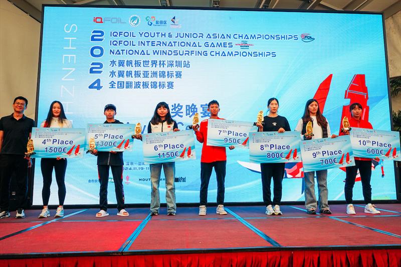 iQFOiL Asian Championships and iQFOiL International Games concludes in Shenzhen, China photo copyright Sailing Energy / iQFOiL Class taken at  and featuring the iQFoil class