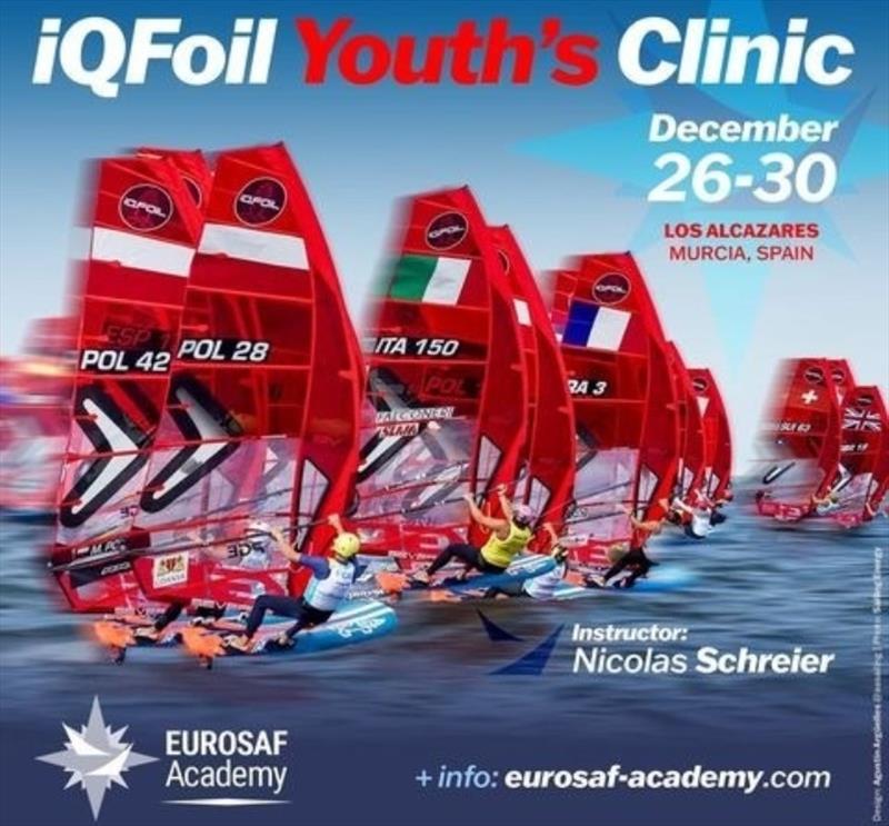 EUROSAF Academy: iQFOiL Youth's Clinic in Murcia photo copyright EUROSAF taken at  and featuring the iQFoil class