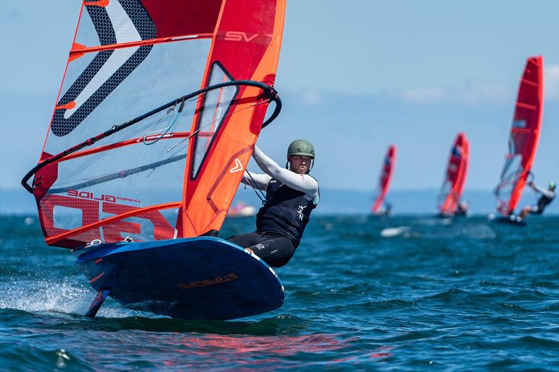 Grae Morris - Sail Melbourne 2024 photo copyright Beau Outteridge taken at Australian Sailing and featuring the iQFoil class