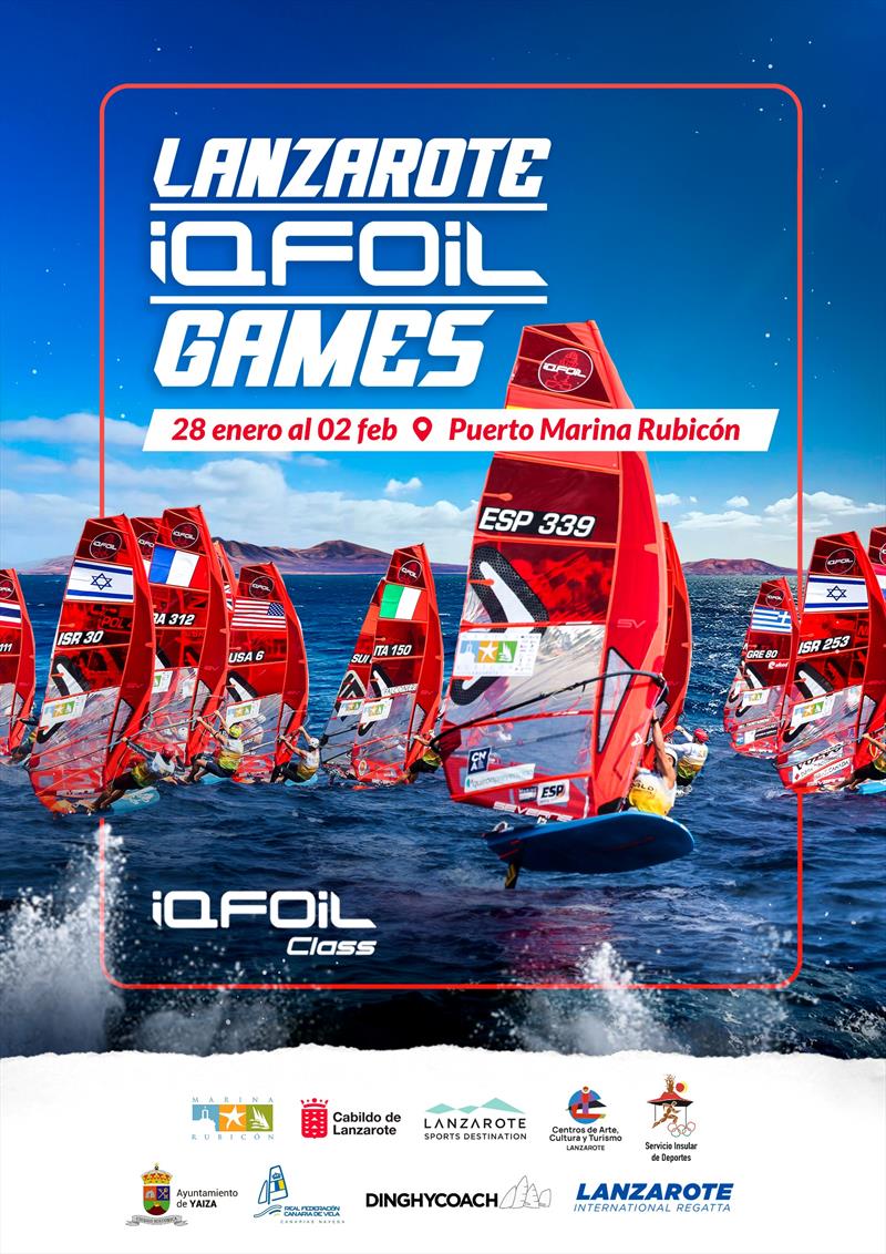 Marina Rubicón in Lanzarote to host first iQFOiL International Games of the LA 2028 Olympic Cycle photo copyright iQFOiL Class taken at  and featuring the iQFoil class