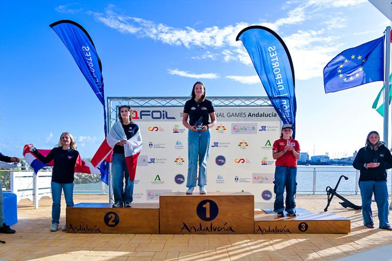 2025 iQFOiL International Games #2 in Cádiz Prize Giving photo copyright Sailing Energy / iQFOiL Class taken at  and featuring the iQFoil class