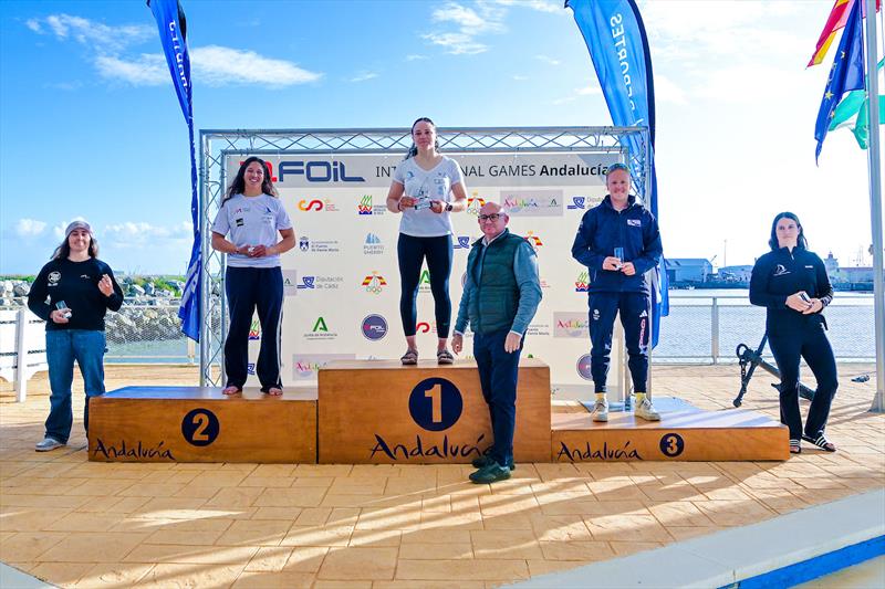 2025 iQFOiL International Games #2 in Cádiz Prize Giving photo copyright Sailing Energy / iQFOiL Class taken at  and featuring the iQFoil class