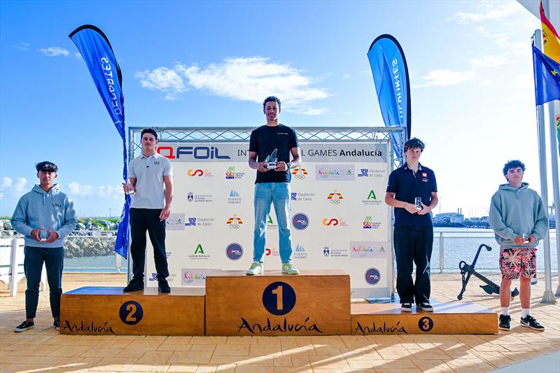 2025 iQFOiL International Games #2 in Cádiz Prize Giving photo copyright Sailing Energy / iQFOiL Class taken at  and featuring the iQFoil class