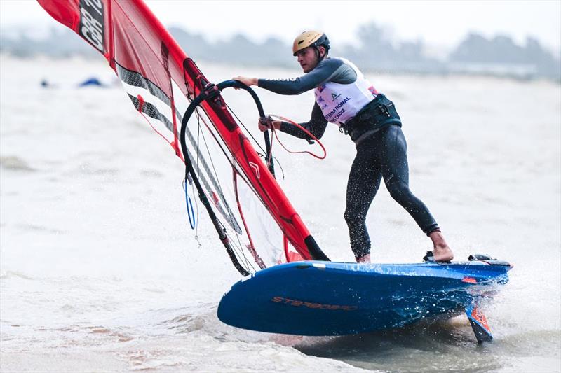 British Sailing Team member Duncan Monaghan photo copyright Sailing Energy taken at  and featuring the iQFoil class