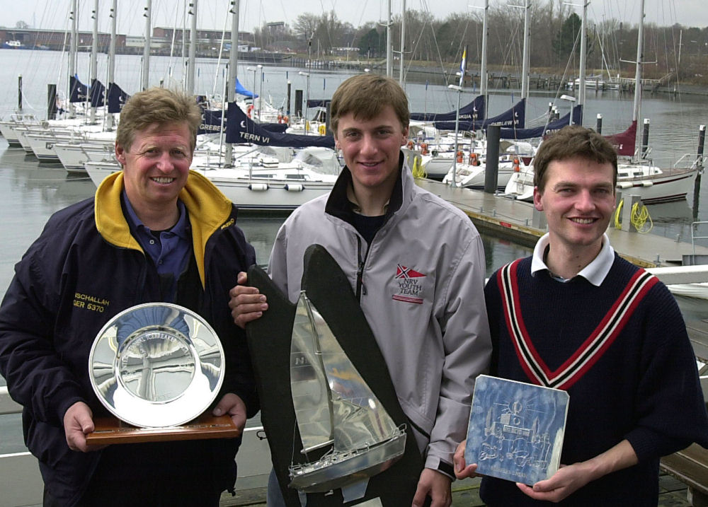 Prizewinners at the International Icebreaker Regatta in Kiel, Germany photo copyright Helga Heine taken at  and featuring the IRC class