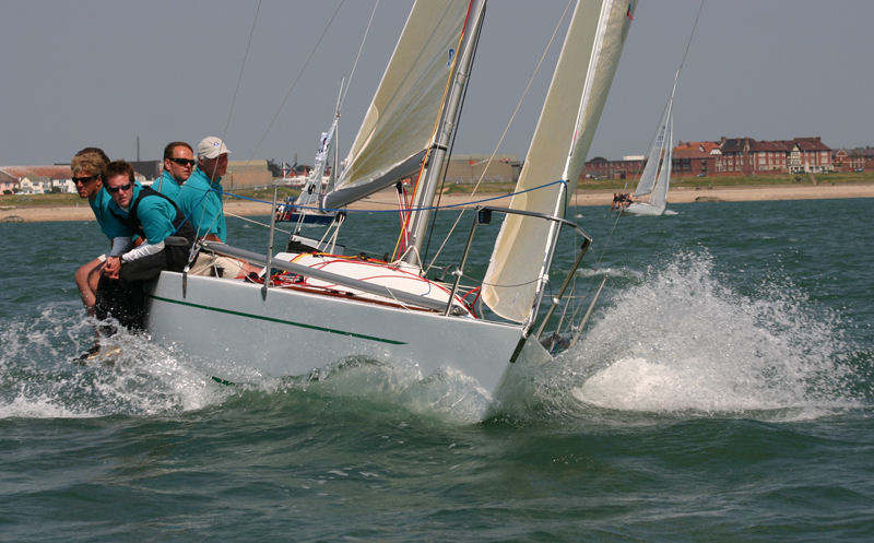 Action from the final day of the Red Funnel Quarter Ton Cup photo copyright RCYC / Fiona Brown taken at  and featuring the IRC class