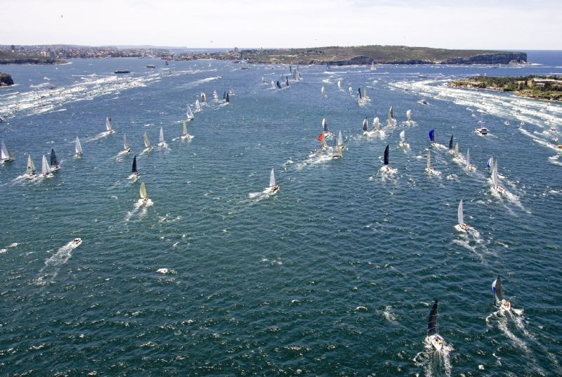 The Rolex Sydney Hobart Yacht Race 2006 sets off photo copyright Daniel Forster / Rolex taken at  and featuring the IRC class