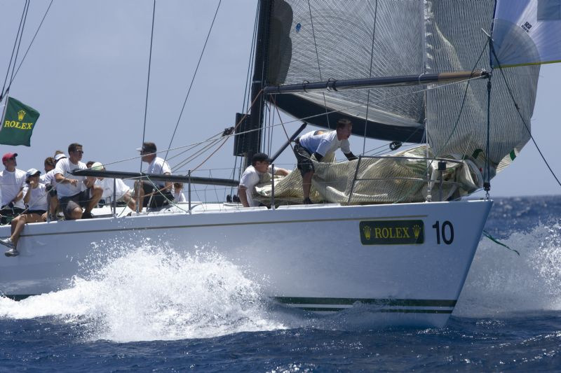 More moderate conditions on day two of the International Rolex Regatta at St. Thomas photo copyright Daniel Forster / Rolex taken at  and featuring the IRC class