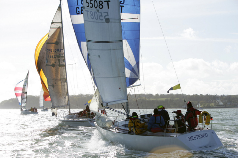 Racing in the JOG North Sails photo copyright Peter Mumford / Beken of Cowes taken at  and featuring the IRC class