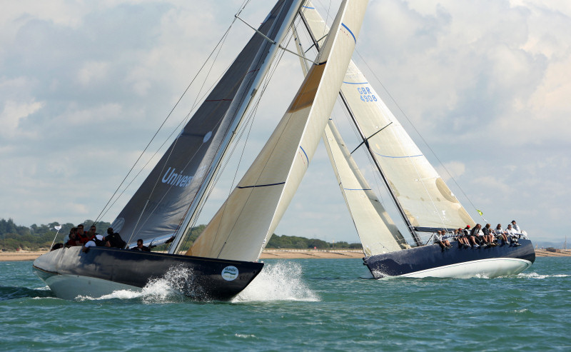 The sun comes out for racing on Thursday at Skandia Cowes Week photo copyright onEdition taken at  and featuring the IRC class