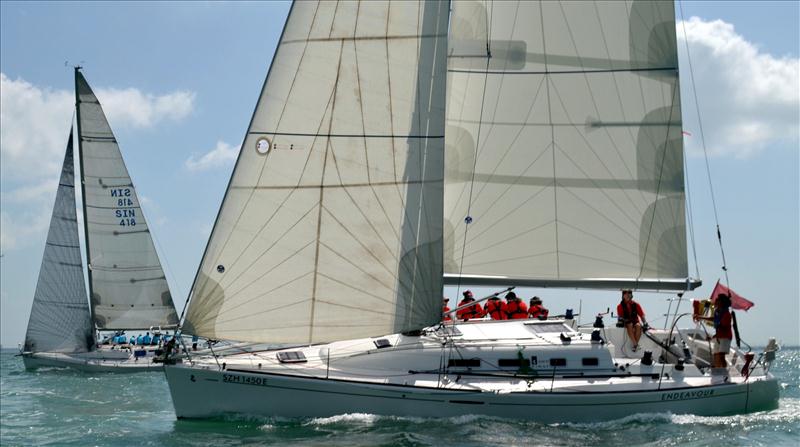 19th Singapore Straits Regatta day 1 photo copyright Martin Rijkuris taken at  and featuring the IRC class