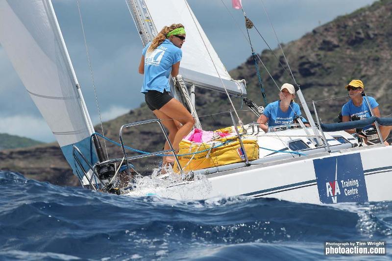 Bareboat fleet at Antigua Sailing Week 2013 photo copyright Tim Wright / www.photoaction.com taken at Antigua Yacht Club and featuring the IRC class